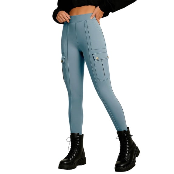WERYOUNG High Waist Yoga Pants For Women Tights Workout Leggings With Pockets Seamless Gym Running Athletic Trousers Comfortable Bottoms S