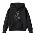 thumbnail image 1 of WERYOUNG Kids Pullover Hoodie Long Sleeve Valentines Print Hooded Sweatshirt Unisex Boys Girls Casual Hoodies Comfortable Warm Hoody Tops 3-4 Years, 1 of 3