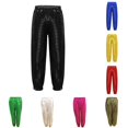 thumbnail image 1 of WERYOUNG Kids Sequins Pants Loose Fit Jazz Hop Street Dance Pants Harem Trousers Dancewear For Boys Girls Back To School Breathable Bottom 3-4 Years, 1 of 9