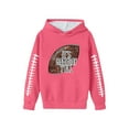 thumbnail image 1 of WERYOUNG Kids Youth Football Sports Hoodie Long Sleeve Athletic Pullover Graphic Print Hooded Sweatshirts For Boys And Girls Casual Wear 3-4 Years, 1 of 4