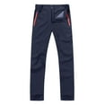 thumbnail image 1 of WERYOUNG Men Outdoor Quick Drying Pants Thin Summer Mountaineering Cycling Pants Stretch Breathable Sweat Wicking Ice Silk Trousers Classic Bottoms, Navy, S, 1 of 3