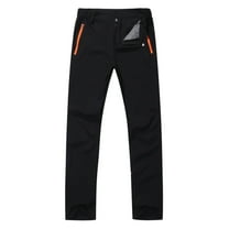 WERYOUNG Men Outdoor Quick Drying Pants Thin Summer Mountaineering Cycling Pants Stretch Breathable Sweat Wicking Ice Silk Trousers Trendy Bottoms, Black, S