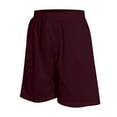 thumbnail image 1 of WERYOUNG Men Plain Mesh Shorts 2 Pocket Casual Basketball Shorts Gym Fitness Hop Trousers Relaxed Fit Trunks, , M, 1 of 3