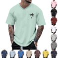 thumbnail image 1 of WERYOUNG Mens T-Shirts Oversized Tshirts For Men Summer Crew Neck Short Sleeve T Shirt With Coconut Tree Print Basic Tees Stylish Tops XL, 1 of 4