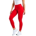 thumbnail image 1 of WERYOUNG Seamless Low Rise Yoga Pants For Women Stretchable Workout Leggings Non See Through Fitness Running Trousers Comfortable Bottoms L, 1 of 6