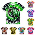 thumbnail image 1 of WERYOUNG Summer Tie Dye T Shirt For Boys Tie Dye Short Sleeve Crewneck Tees For Boys Trendy Top 3-4 Years, 1 of 3