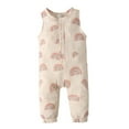 thumbnail image 1 of WERYOUNG Toddler Cotton Outfits Play Jumpsuit Infant Clothing Sleeveless Romper Cartoon Printed Pajamas Girls Sleep Boys Romper Boys Romper&Jumpsuit, Red, 18-24 Months, 1 of 9