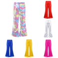 thumbnail image 1 of WERYOUNG Toddler Girls Boys Sparkly Sequins Pants High Waist Stretch Flared Pants Trousers Kids Back To School Stage Performance Soft Bottoms 8-9 Years, 1 of 6