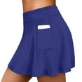 thumbnail image 1 of WERYOUNG Women High Waisted Swim Skirt Long Skirted Swim Bottom Athletic Bathing Suit Skirt With Panty Summer Tropical Brazilian Vacation Swimwear Beachwear Stylish Dark Blue XXL, 1 of 6