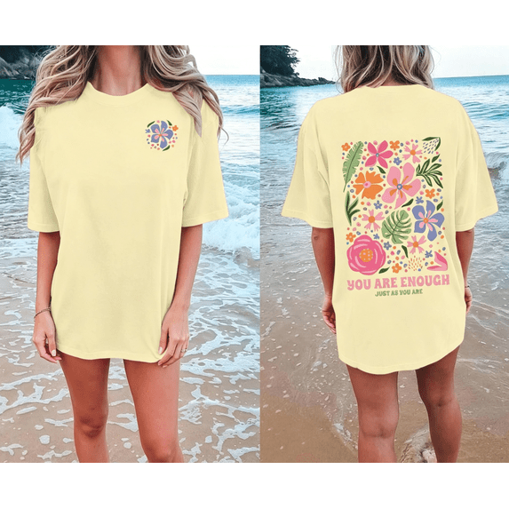 WERYOUNG Women's T-Shirts Summer Beach Oversized Graphic Tees Round Neck Short Sleeve Baggy T Shirts Holiday Party Stylish Comfortable Top