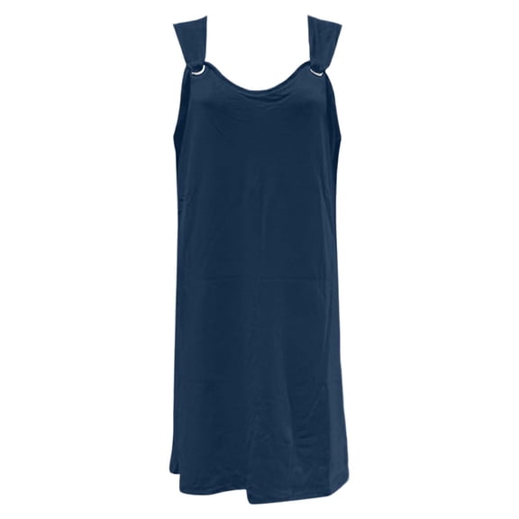 WERYOUNG Womens Casual Sleeveless Dresses With Decorative Metal Buckle Strap For Celebration Party Versatile Sundresses
