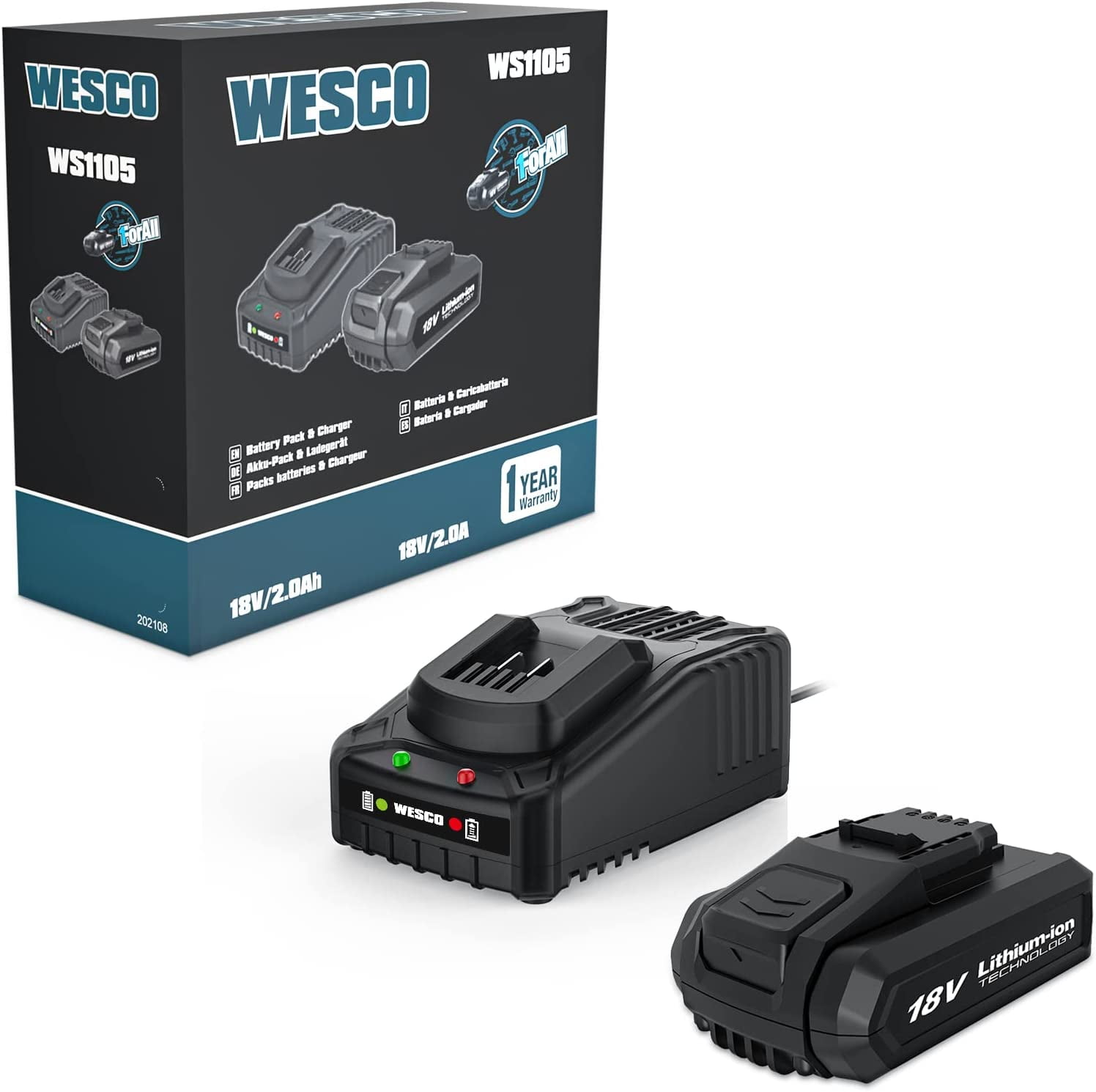 Wesco drill battery charger deals