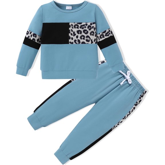 WESIDOM Baby Girl Clothes Sets, 2pcs Autumn Long Sleeve Clothes Outfits Toddler Girl Sweater Sets