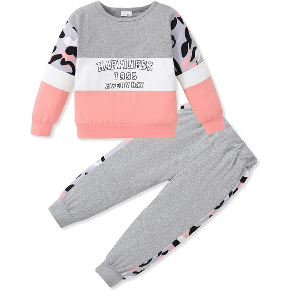 WESIDOM Baby Girl Clothes Sets, 2pcs Autumn Long Sleeve Clothes Outfits Toddler Girl Sweater Sets