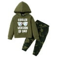thumbnail image 1 of WESIDOM Toddler Baby Boy Clothes Outfits Fall Winter Letter Printed Hoodie Sweatshirt Top Long Pants, 1 of 10