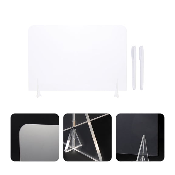 WESIEVYA 1 Set Transparent Memo Board Acrylic Material Erasable Writing for Friends reminder board