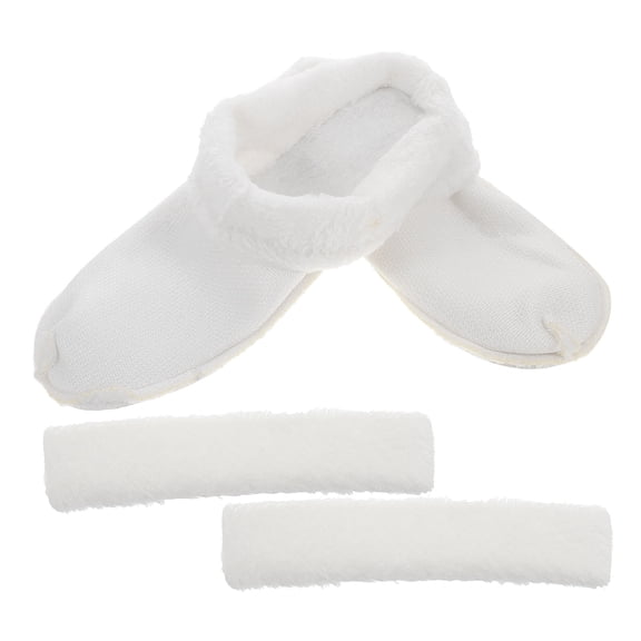 WESIEVYA 1 Set Warm Insole Shoe Liners Removable Washable Cotton Cover For Winter Cold Weather