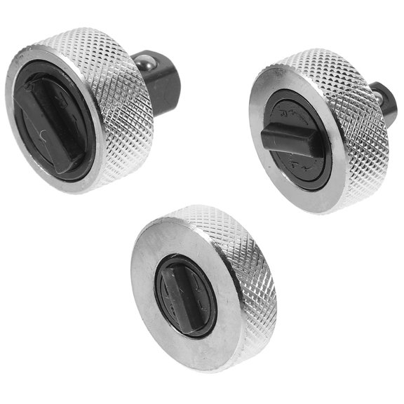 WESIEVYA 1 Set of Reverse Rotation Wrench Steel Silver Knurled Handle for Tool Set