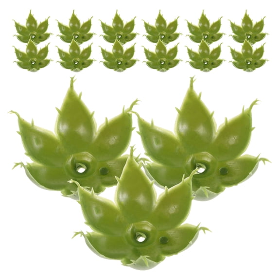 WESIEVYA 100Pcs Flexible Green Flower Sepals Artificial Calyxes for DIY Flower Arrangements and Decorations
