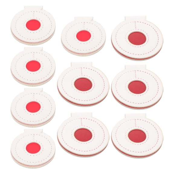 WESIEVYA 10Pcs Compact Portable Hanging Targets with Wear Resistant Microfiber for Training
