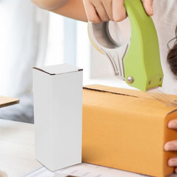 WESIEVYA 10pcs Mailing Boxes for Shipping White Presentation for Personal Use Product Display