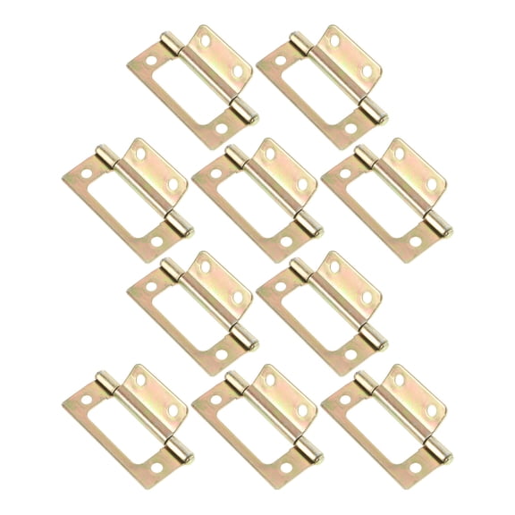WESIEVYA 10pcs Wear-resistant Hinges Plated Surface Rectangular Minimalist Frames