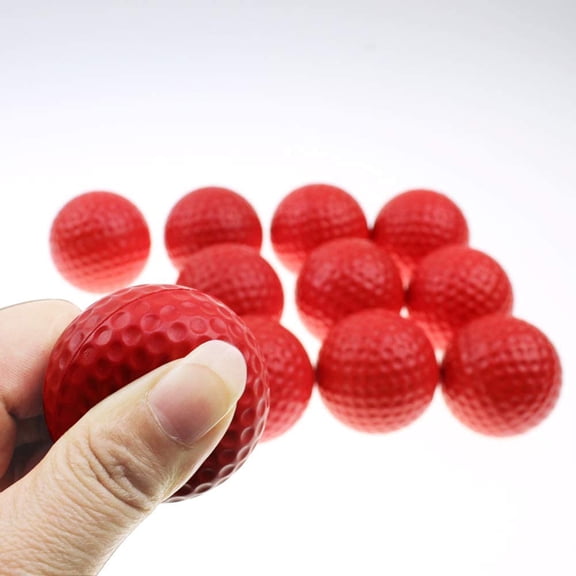 WESIEVYA 11Pc PU Golf Balls Lightweight Flexible for Indoor Outdoor Golf Practice