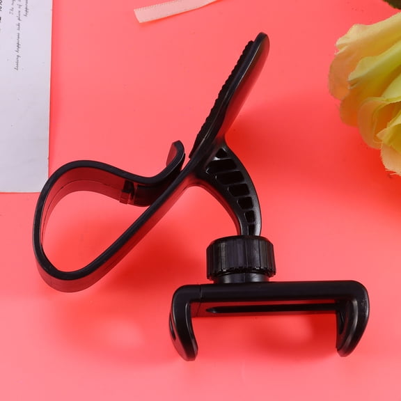 WESIEVYA 1Pack Black ABS Rotating Car Phone Holder for Dashboard Mountable Mobile Phone Fixing 11.8x3.1in