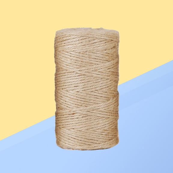 WESIEVYA 1Pack Durable Jute Twine for Packing Material 91m
