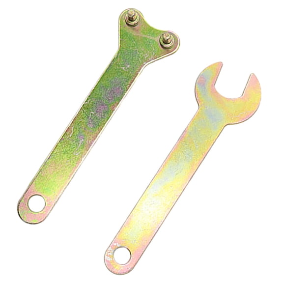 WESIEVYA 1Pair Adjustable Angle Pin Spanner Wrench Made of Carbon Steel for Grinder Locknuts