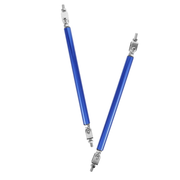 WESIEVYA 1Pair Front Bumper Lip Splitter Rod Blue for Car Use with Easy Installation and Support