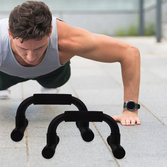 WESIEVYA 1Pair Pushup Stands Home Gyms with Lightweight Disassemblable Frame and Slip Resistant Handles