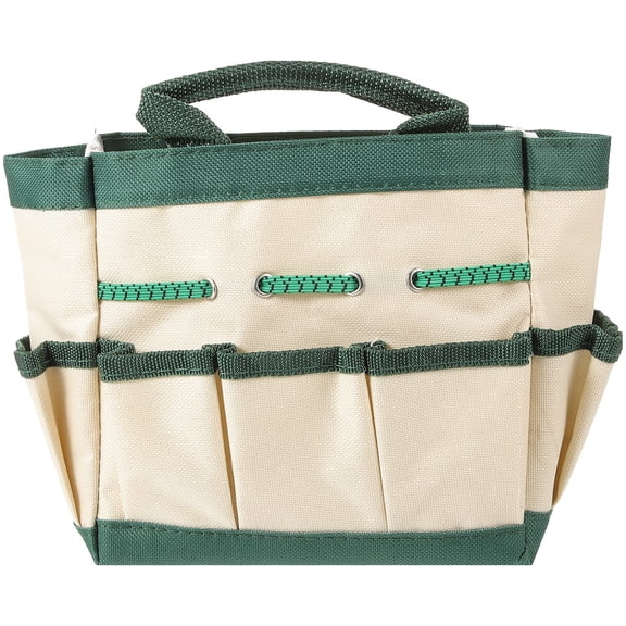 WESIEVYA 1Pc Gardening Tool Container Made from Tough Oxford Cloth with Ergonomic Handle Design