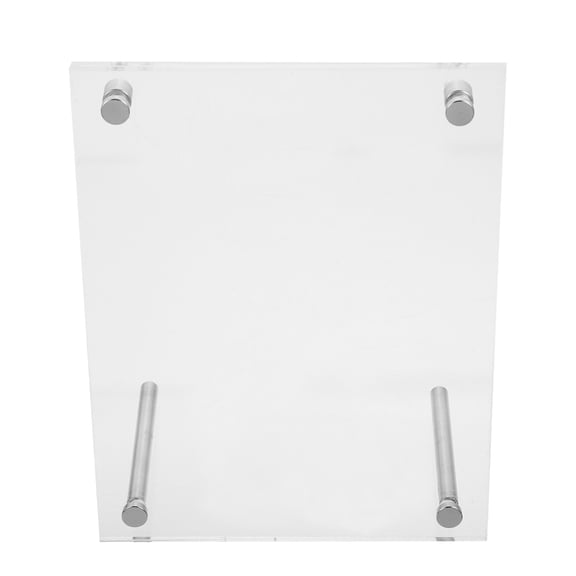 WESIEVYA 1Pc Practical Acrylic Picture Frame with Transparent Borders for Photo and Document Display