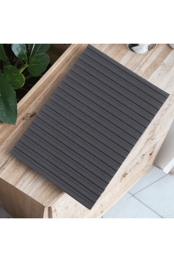 1Pc Repair Mat for Watch Maintenance Black Anti Skid Workbench Pad with Fine Texture