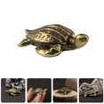 thumbnail image 1 of WESIEVYA 1Pcs Copper Turtle Statue Turtle Decor Classic Design For Home And Garden 4.7x3.5Cm, 1 of 8