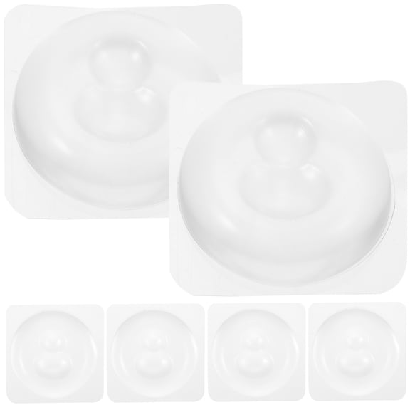 WESIEVYA 1Set Adhesive Door Bumpers Transparent Silicone Protector Pads for Cabinets and Wall Damage Prevention