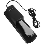 WESIEVYA Durable Sustain Pedal Black for Electronic Keyboards Rust-Proof