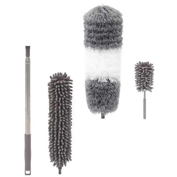WESIEVYA 1Set Dust Sweeper with Chenille Microfiber for Cleaning Cars and Electronics