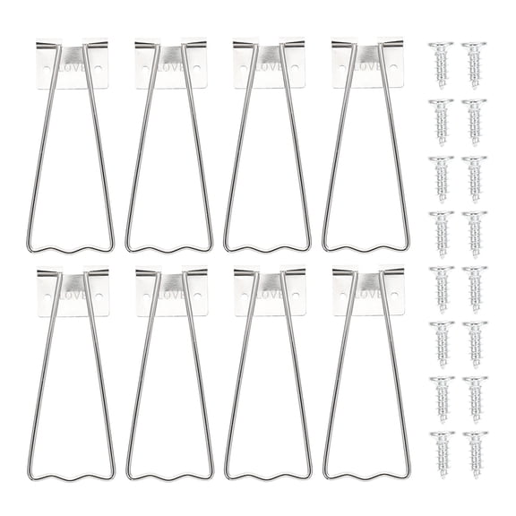 WESIEVYA 1Set Iron Easel Back Bracket for Picture Frame with Polished Surface and Durable Stability