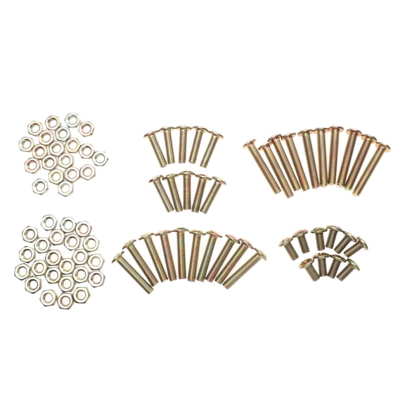 WESIEVYA 1Set Metal Furniture Leg Fixing Screw 8x40mm for Bed Leg Repair and Assembly