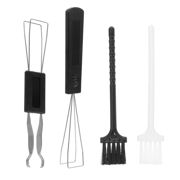 WESIEVYA 1Set Portable Keyboard Dusting Brush with Universal Key Puller for Computer Maintenance