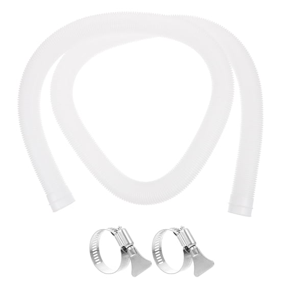 WESIEVYA 1Set White Swimming Pool Hose Replacement for Filter Pump with Comfortable Eco Material