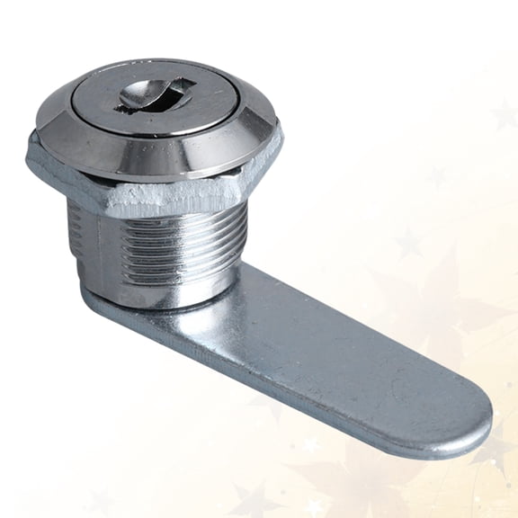 WESIEVYA 1Set Zinc Alloy Cabinet Door Locks Silver For Industrial Use Water Meter Lid Key