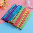 thumbnail image 1 of WESIEVYA 200Pcs Colored Popsicles Sticks For Craft Making Assorted Color Flat Smooth Edges Diy Projects, 1 of 8