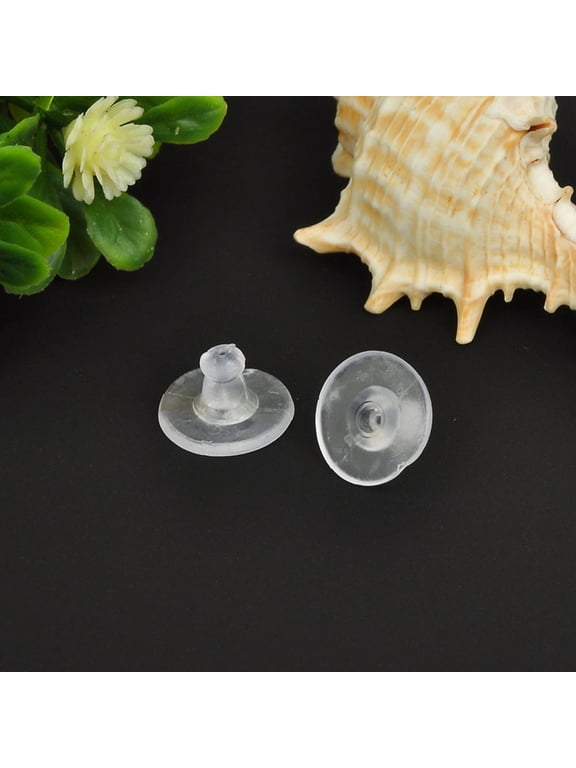 200pcs Silicone Earring Backs Safety Stoppers for Post Type Earrings
