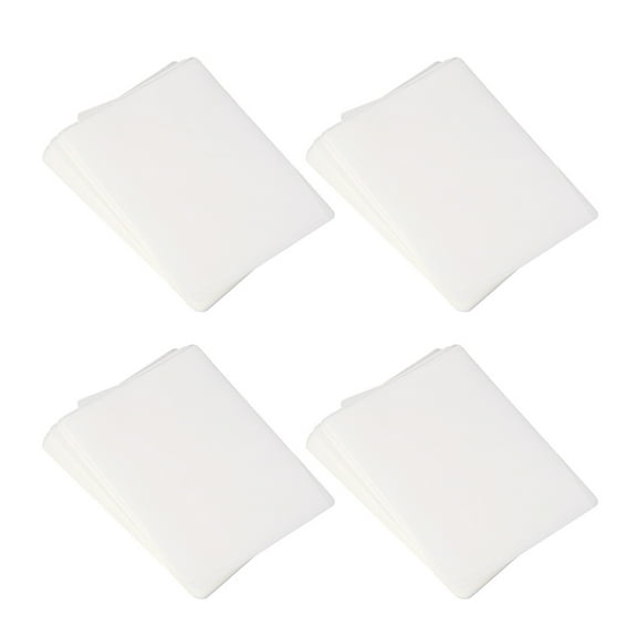 WESIEVYA 200Pcs Waterproof Photo Sealing Supplies White Laminating Film for Document Protection