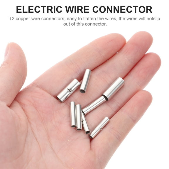 WESIEVYA 200Pcs Waterproof Wire Splice Connector Kit Plated Silver Electrical Crimp Connectors for Wiring