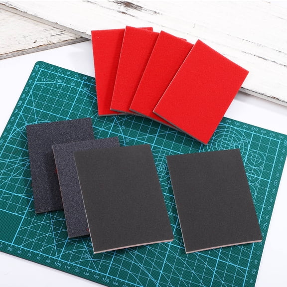 WESIEVYA 20Pcs Sanding Pads Multi Grit Foam Blocks for Auto Body Surface Sanding and Finishing