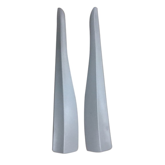 WESIEVYA 2Pcs Anti Collision Patch Car Bumper Guard Strip Grey PVC for Driving Conditions